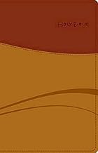 CEB Thinline Bible DecoTone Tan/Brick Red - Common English Bible